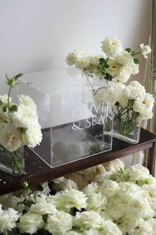 Wishing well Clear box