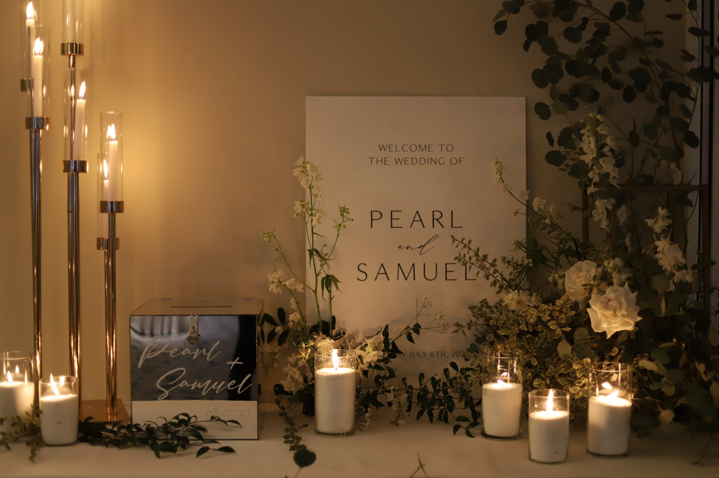 Palm wax in Glass Cylinder