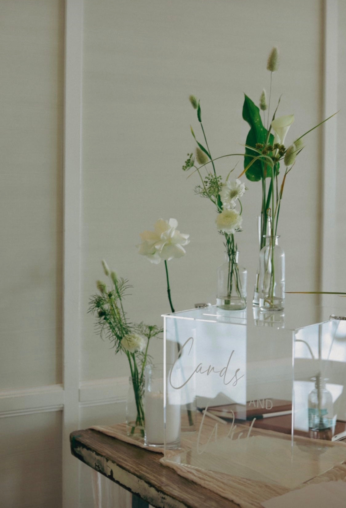 Wishing well Clear box