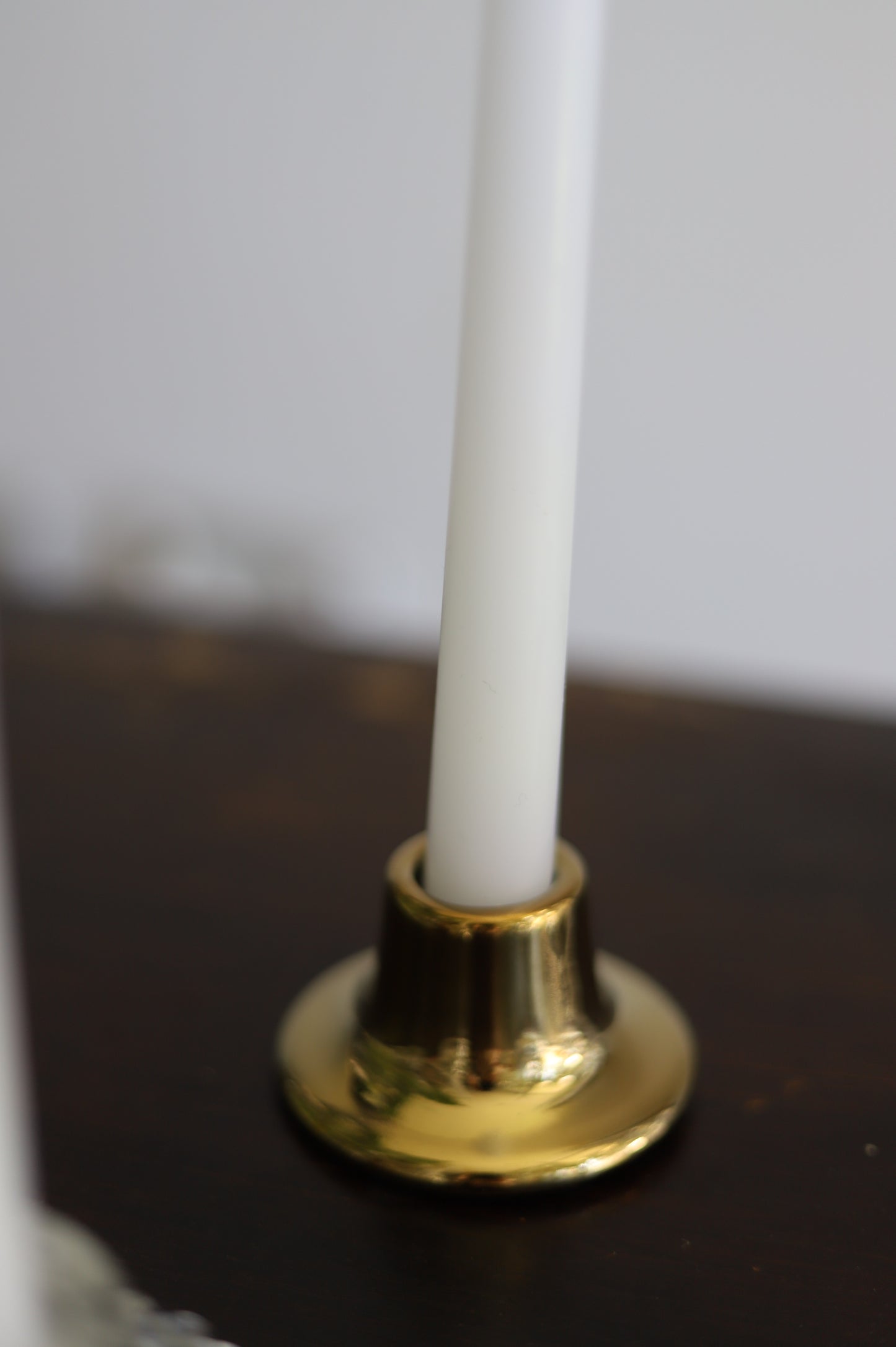 Ceramic Candle Holder Set 2 - Gold