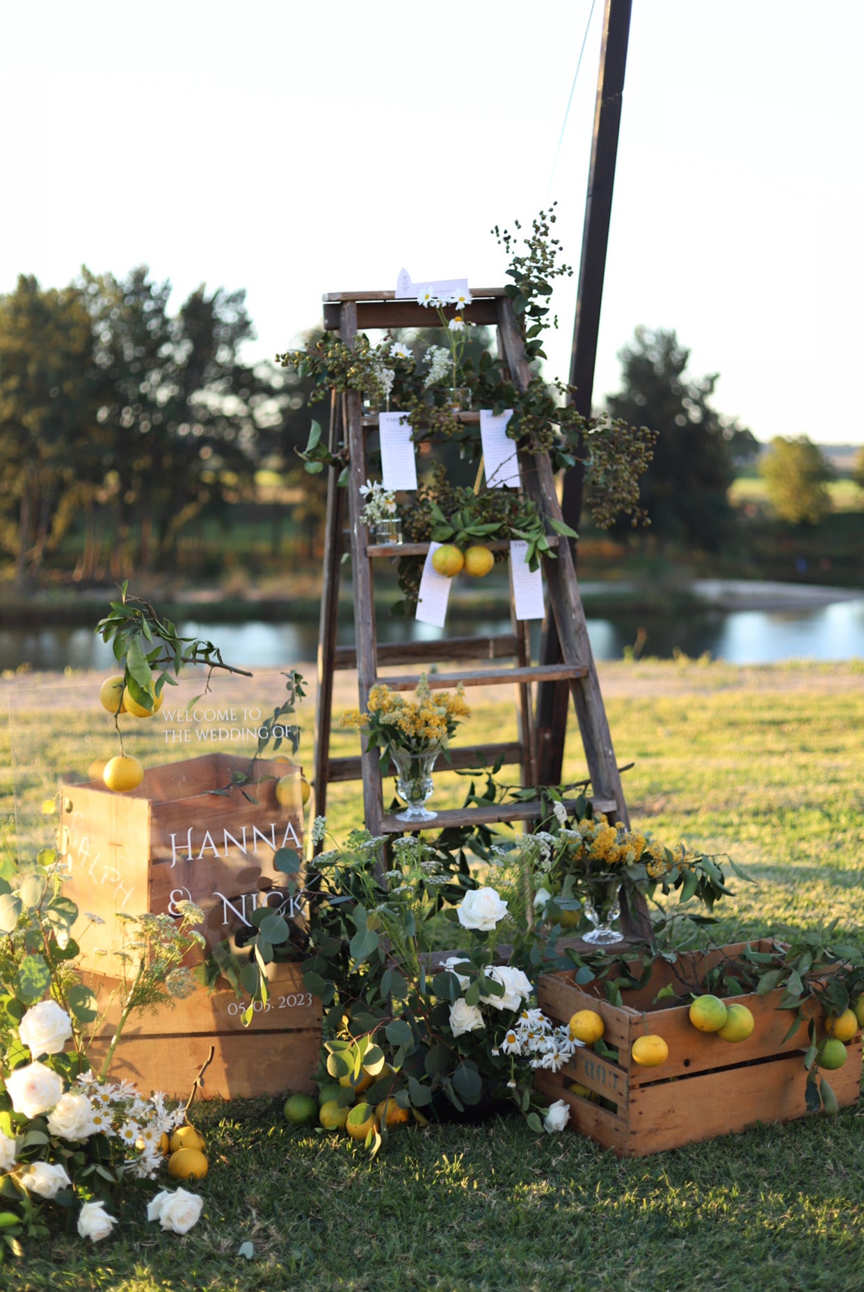 Vintage Wood ladder