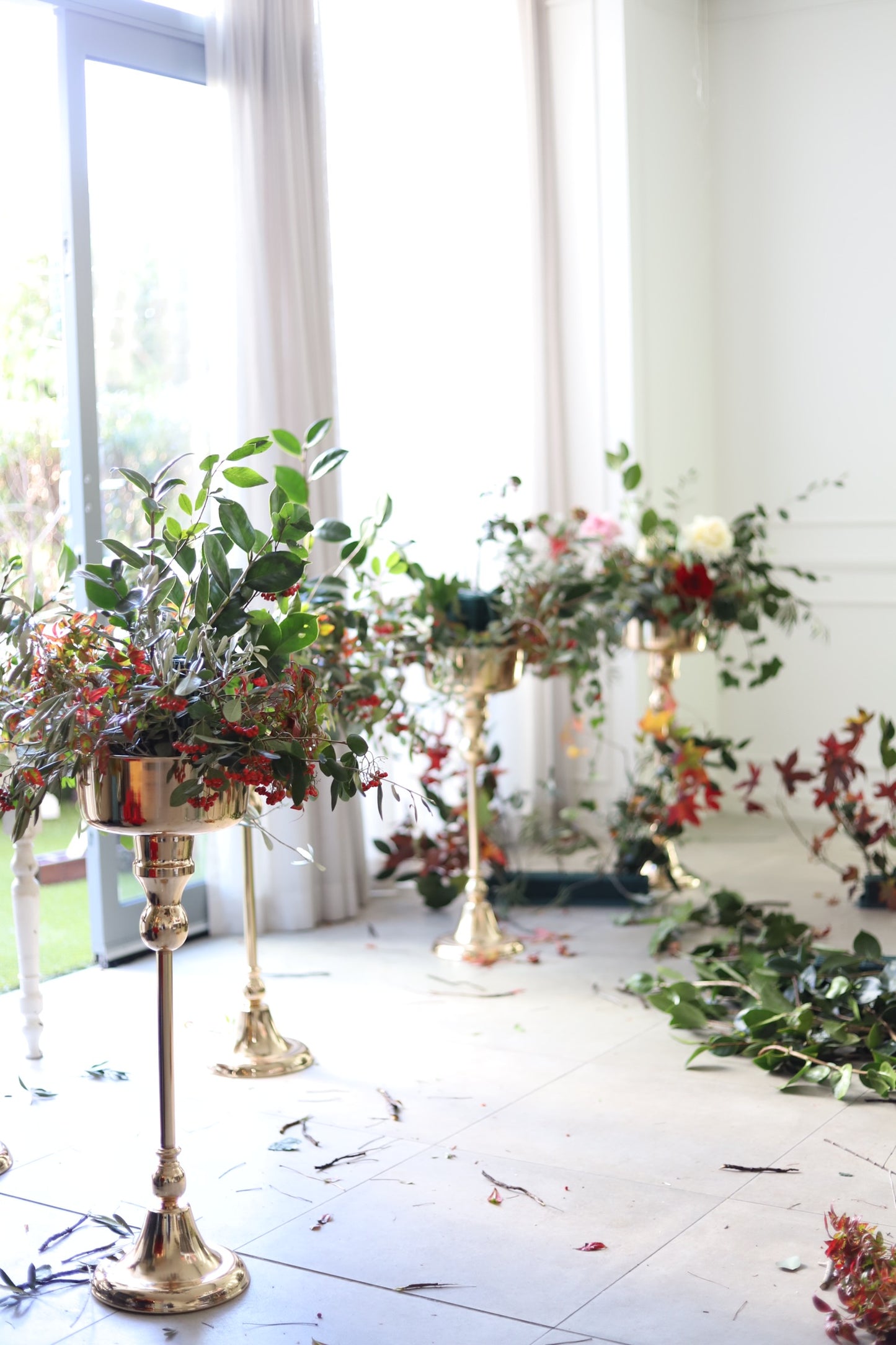 Floor Standing Flower Bowl (Heavy Base)